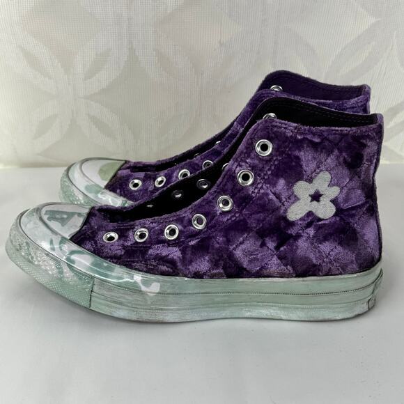 Converse Chuck Taylor All Star 70 Hi Golf le Fleur TTC Quilted Velvet Size 8 - Picture 5 of 9